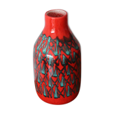 Vase en céramique milieu XXème design scandinave signé Dansac