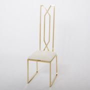 Pair of brass chairs Alain Delon for Jean Charles 1970