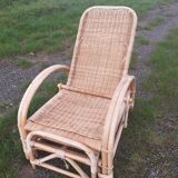 Wicker armchair