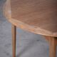 Round Oak Dining Table attributed to Svend Aage Madsen for K. Knudsen, Denmark, 1960s