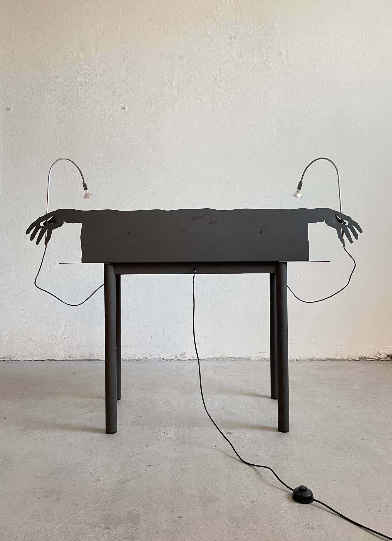 Sculptural Entremanos Secretary Desk by Andrés Nagel for Akaba, Spain 1988