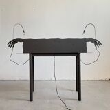 Sculptural Entremanos Secretary Desk by Andrés Nagel for Akaba, Spain 1988