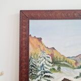 Peinture ancienne années 50 - tableau ancien