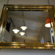 Brass mirror from the 1970's - 72cm x 86cm
