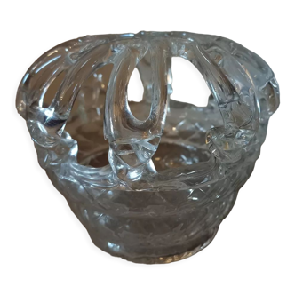 Vase bouquetière en verre Liège 18e siècle