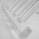 "Transparency" collection By David Lange "Dagobert" Curule seat - 1970s