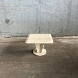 Table basse en travertin, vintage 1970