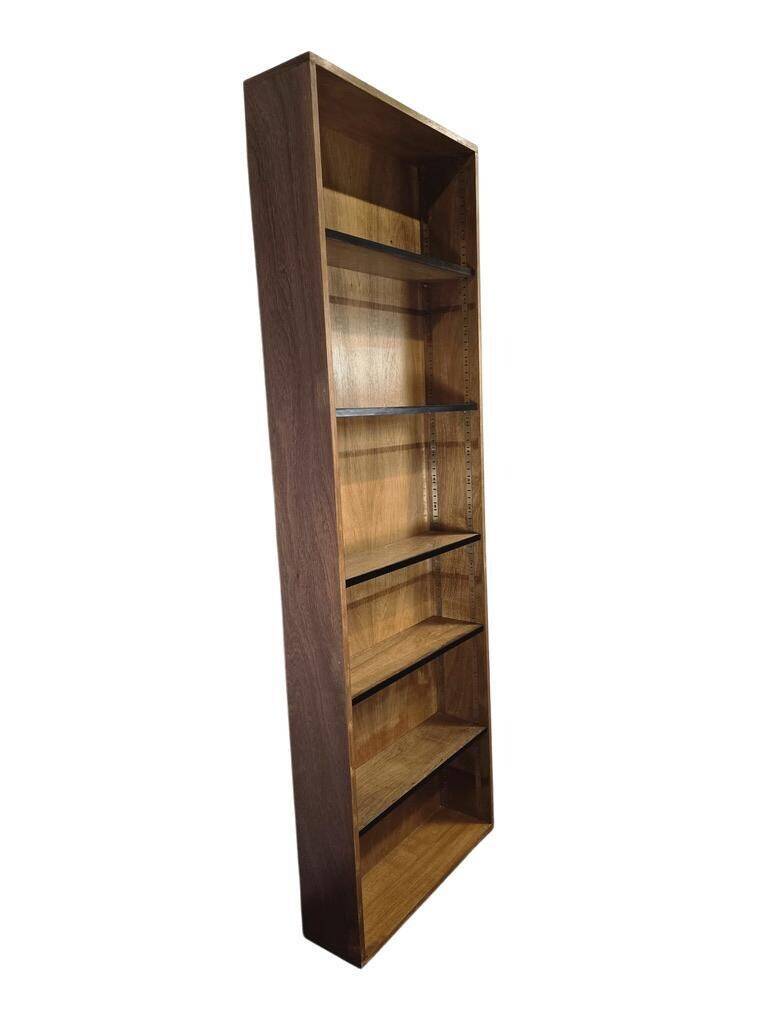 Armoire en bois peu profonde / bibliothèque / vitrine vintage