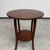 Curved wooden coffee table by Thonet