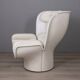 Vintage armchair from the 1960s, "elda" designed by joe colombo for comfort