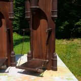 Gothic wall corner shelves