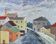French vintage oil painting, signed CE