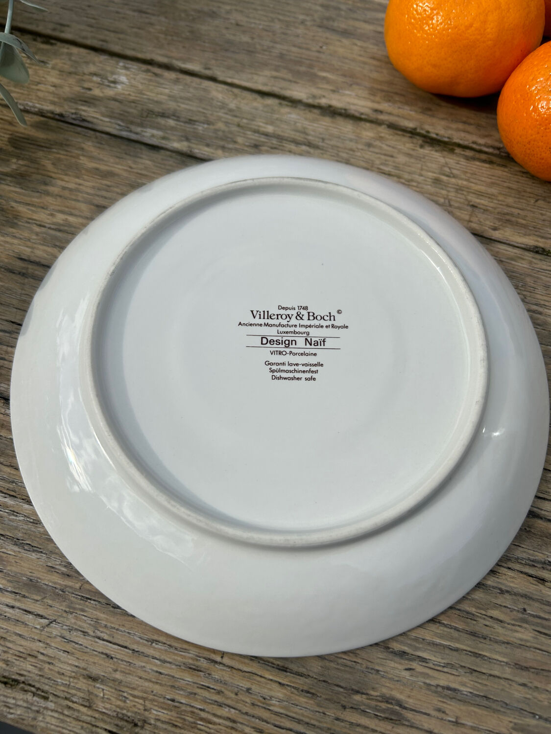 Large cup and saucer Villeroy and Boch Naïf