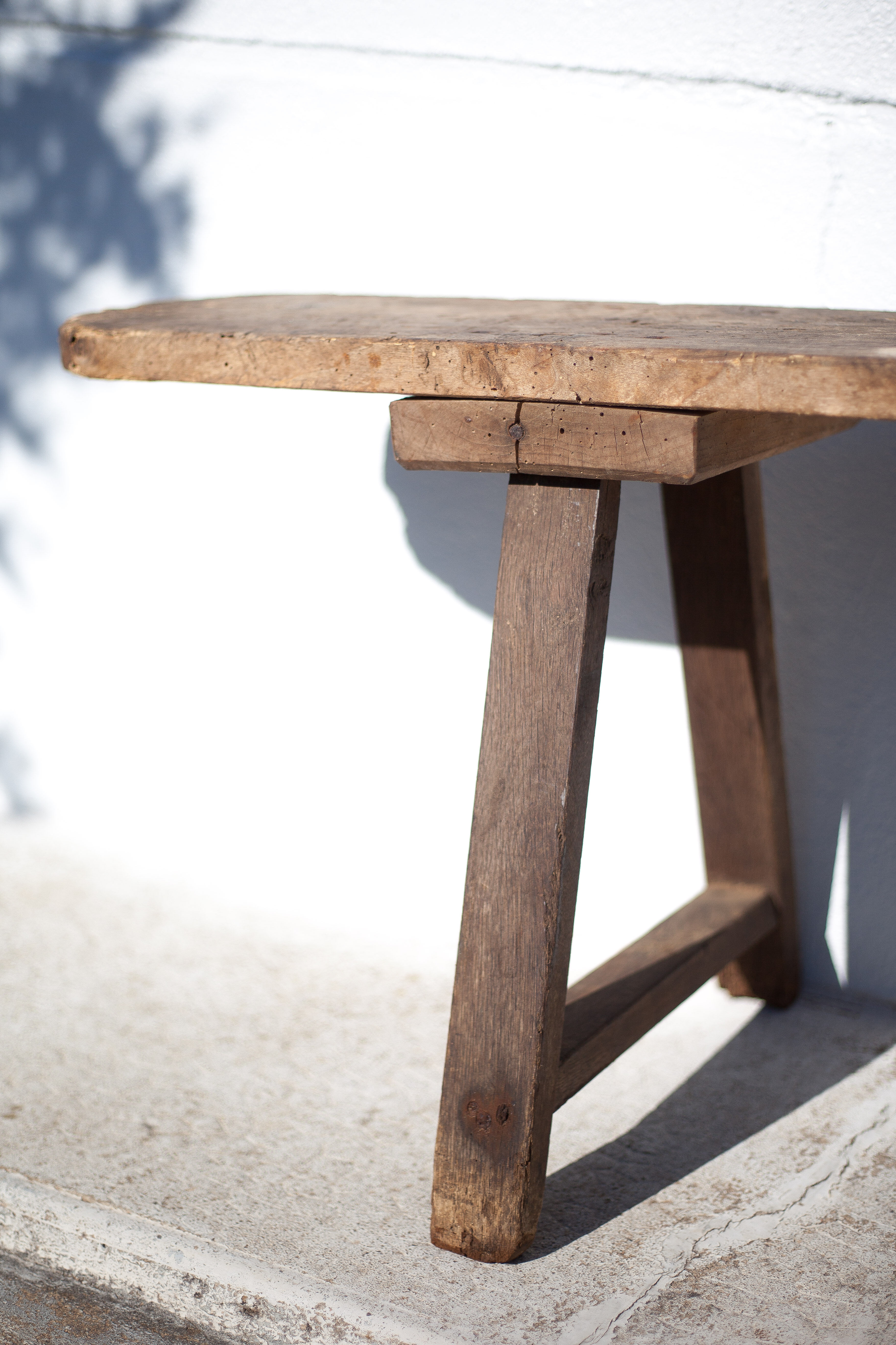 Old farm bench