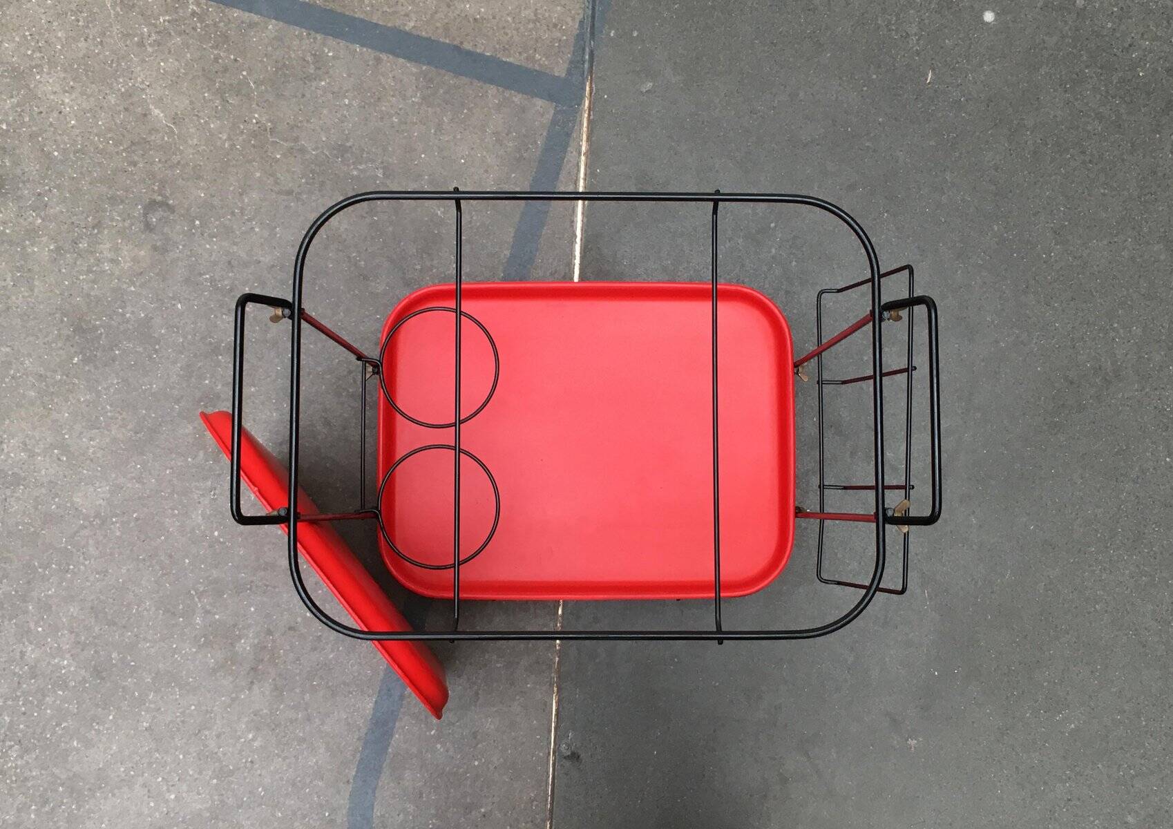 Mid-century German string style bar table