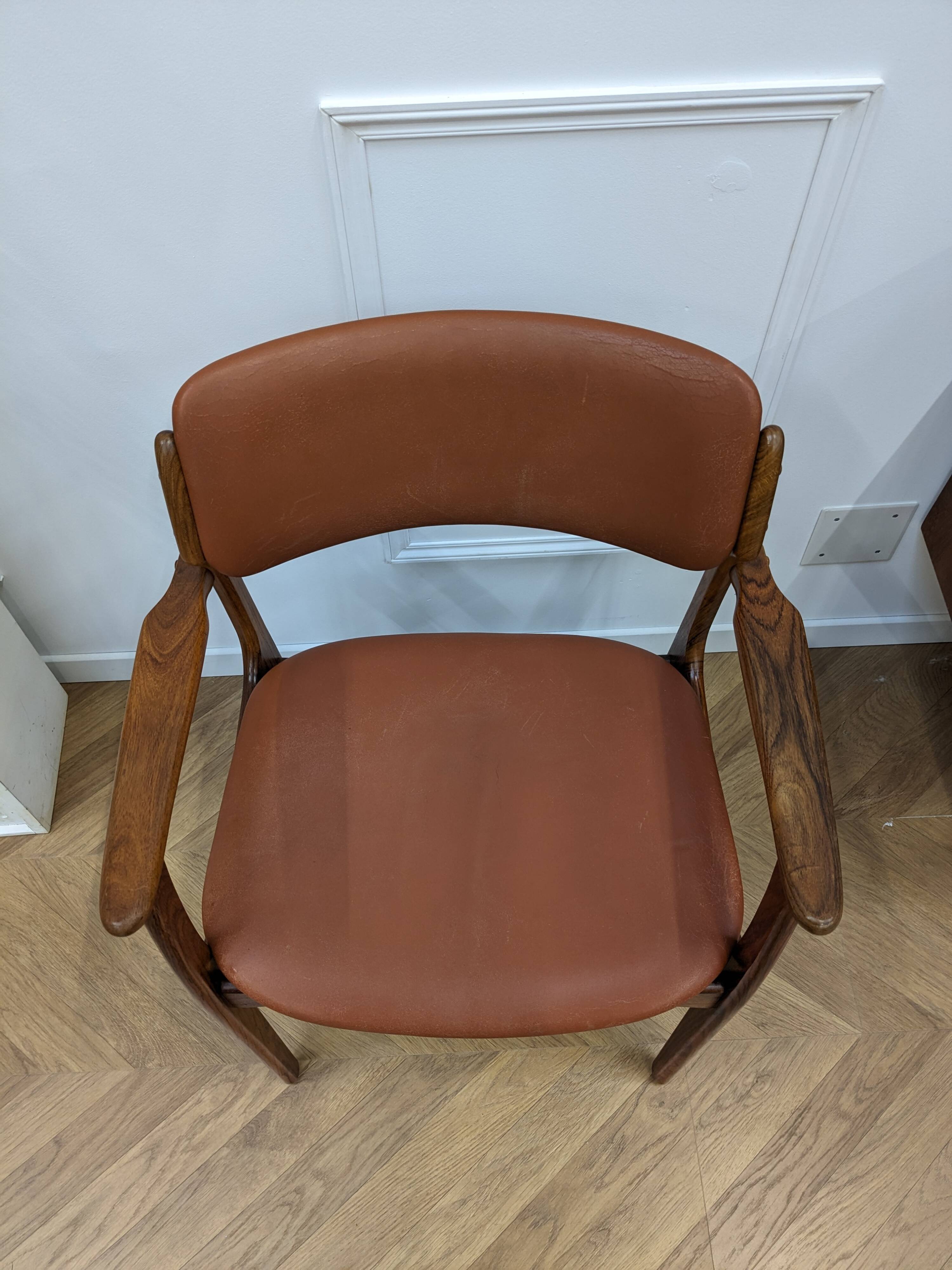 Retro armchair by Erik Buch