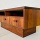 Vintage retro danish mid century rosewood and ceramic cabinet 1960s
