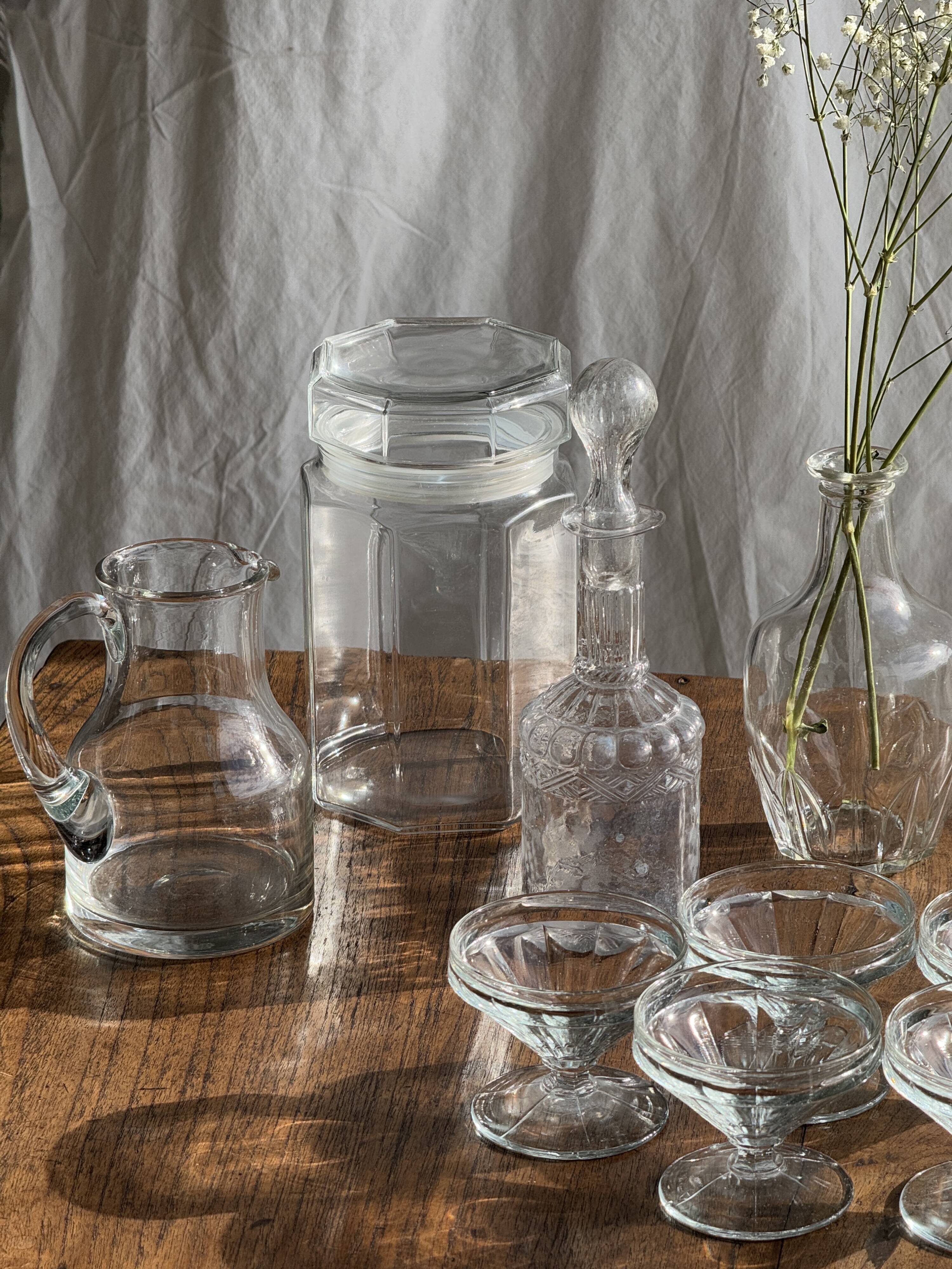 Mini glass pitcher H14
