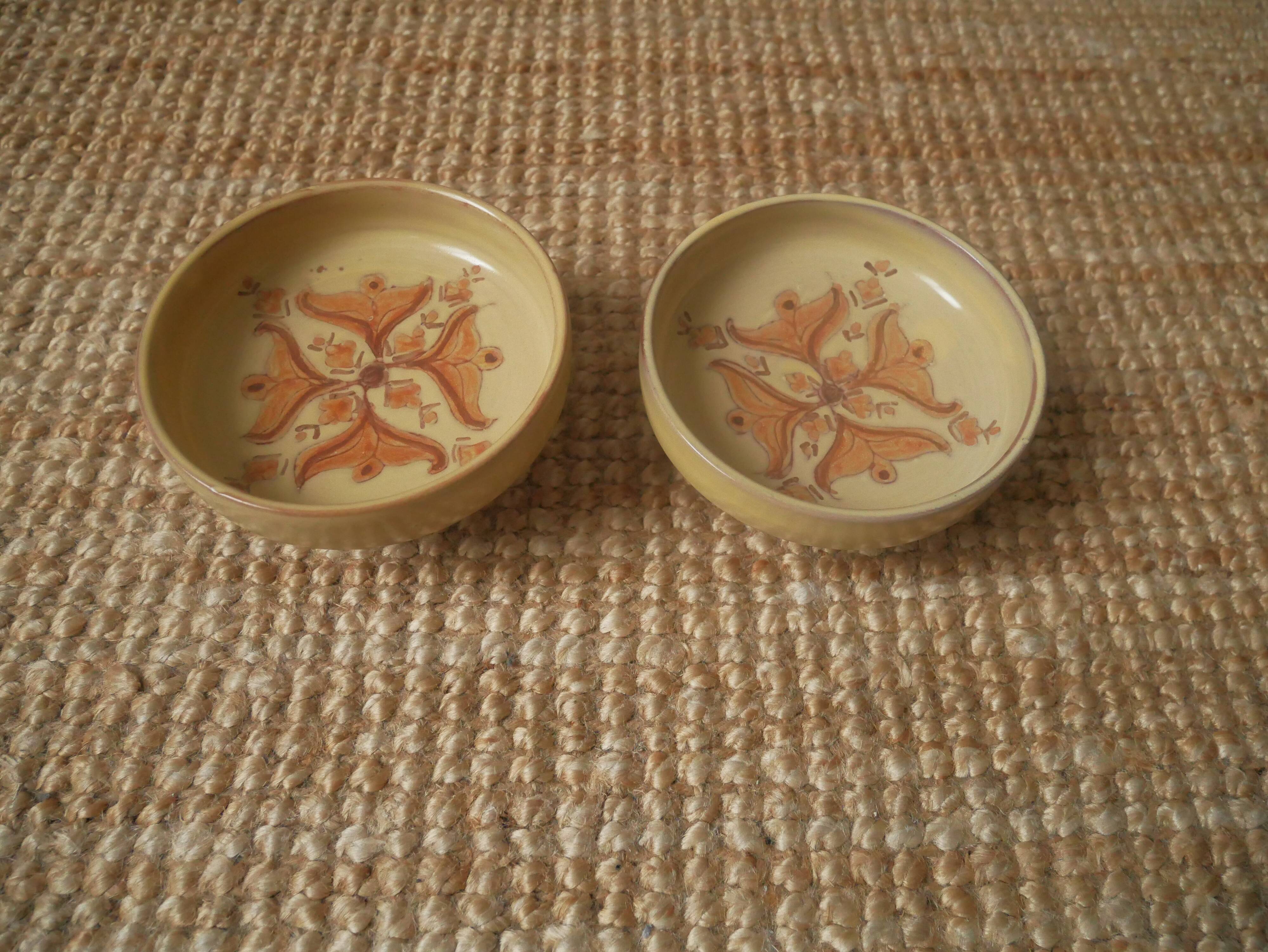 Coupelles décorative céramique artisanale décor ethnique poterie handmade campagne slow