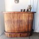 Bamboo and rattan tiki bar, 1940