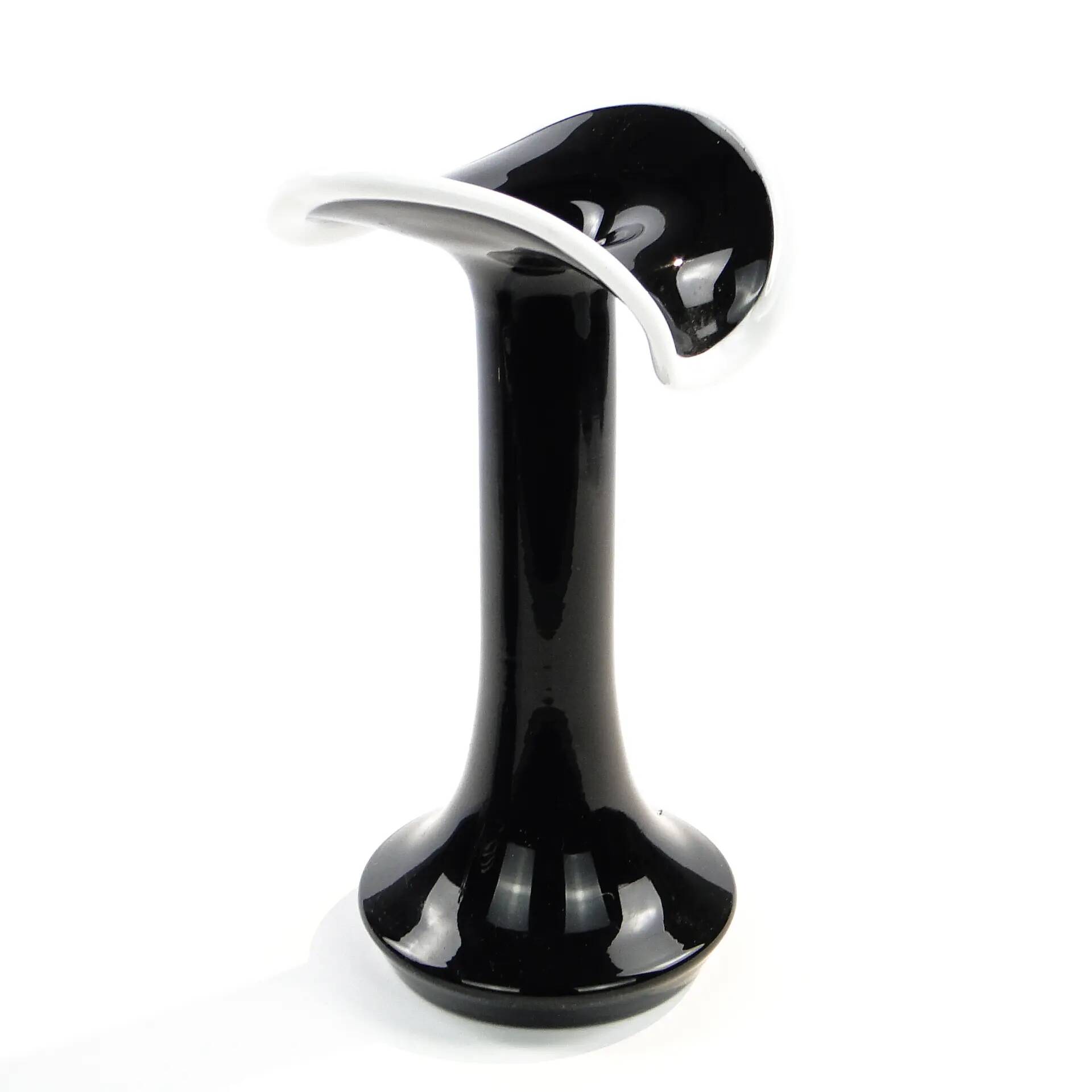 Modernist vase, glass, Poland, 1970s