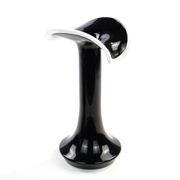Vase moderniste, en verre, Pologne, années 1970
