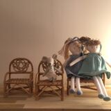 Mobilier poupée vintage