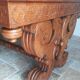 Rocaille table in carved solid oak