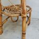 Chaise rotin vintage Dirk Von Sliedregt