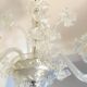 Lustre authentique en verre de Murano – 3 branches – Transparent