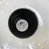 Vintage Black Industrial Ceiling Lamp, 1930s