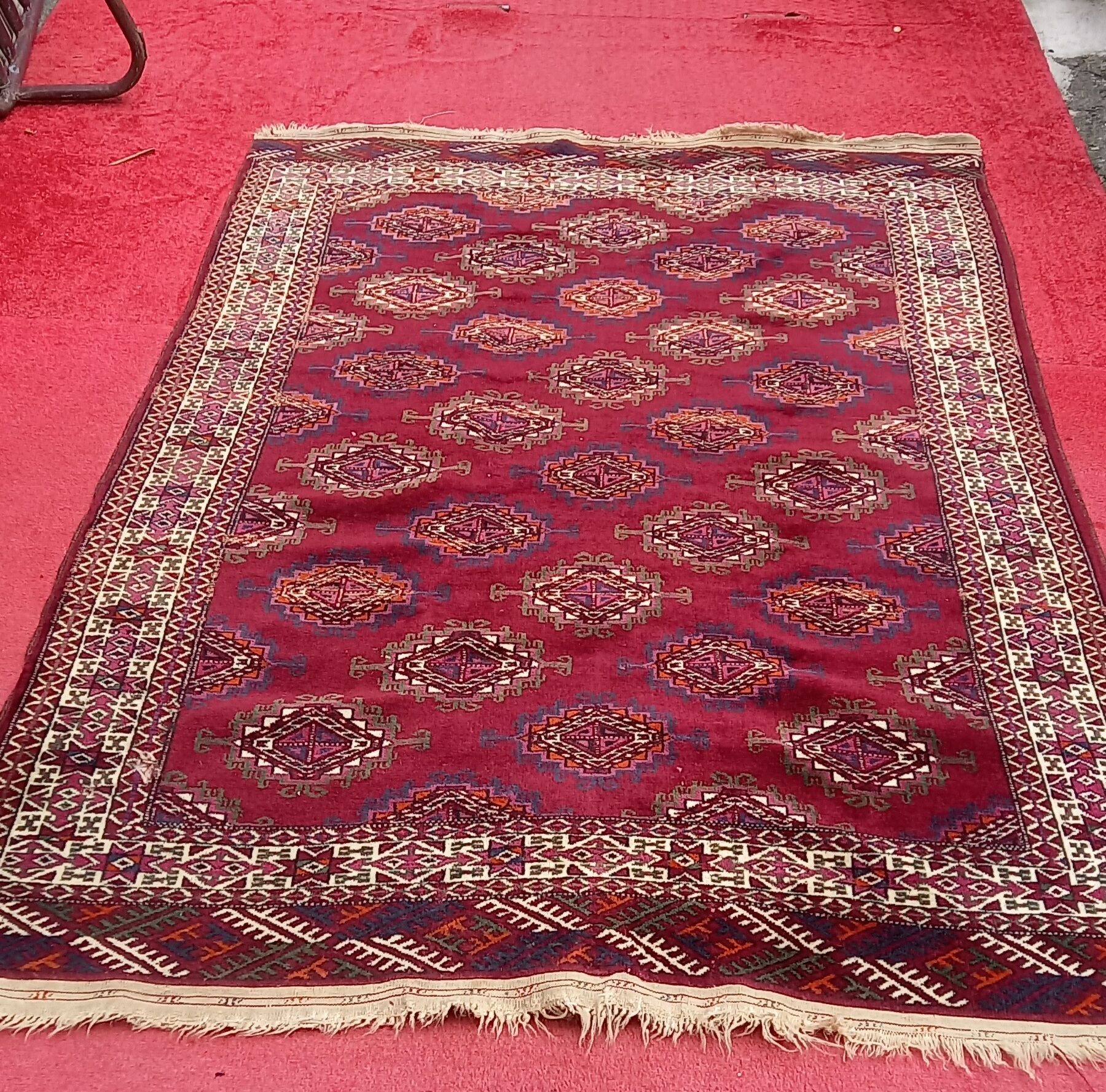 Old carpet boucara beshir