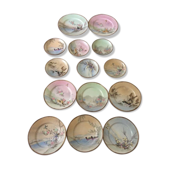 Assiettes japonaise en faïence