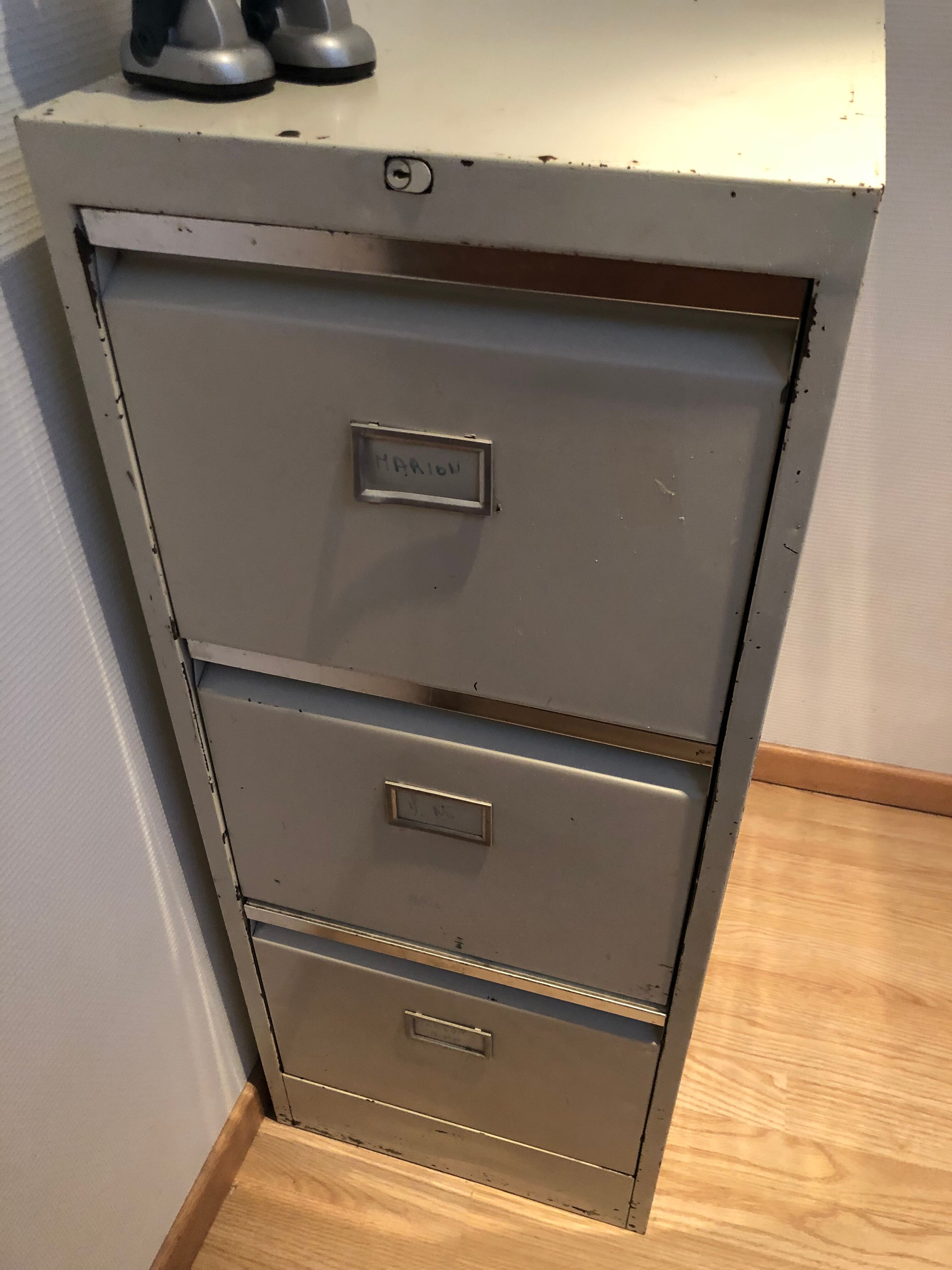 Metal drawer furniture