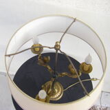 Lamp model called "aux cygnes" of the house Lucien Gau manufacturer in Paris
