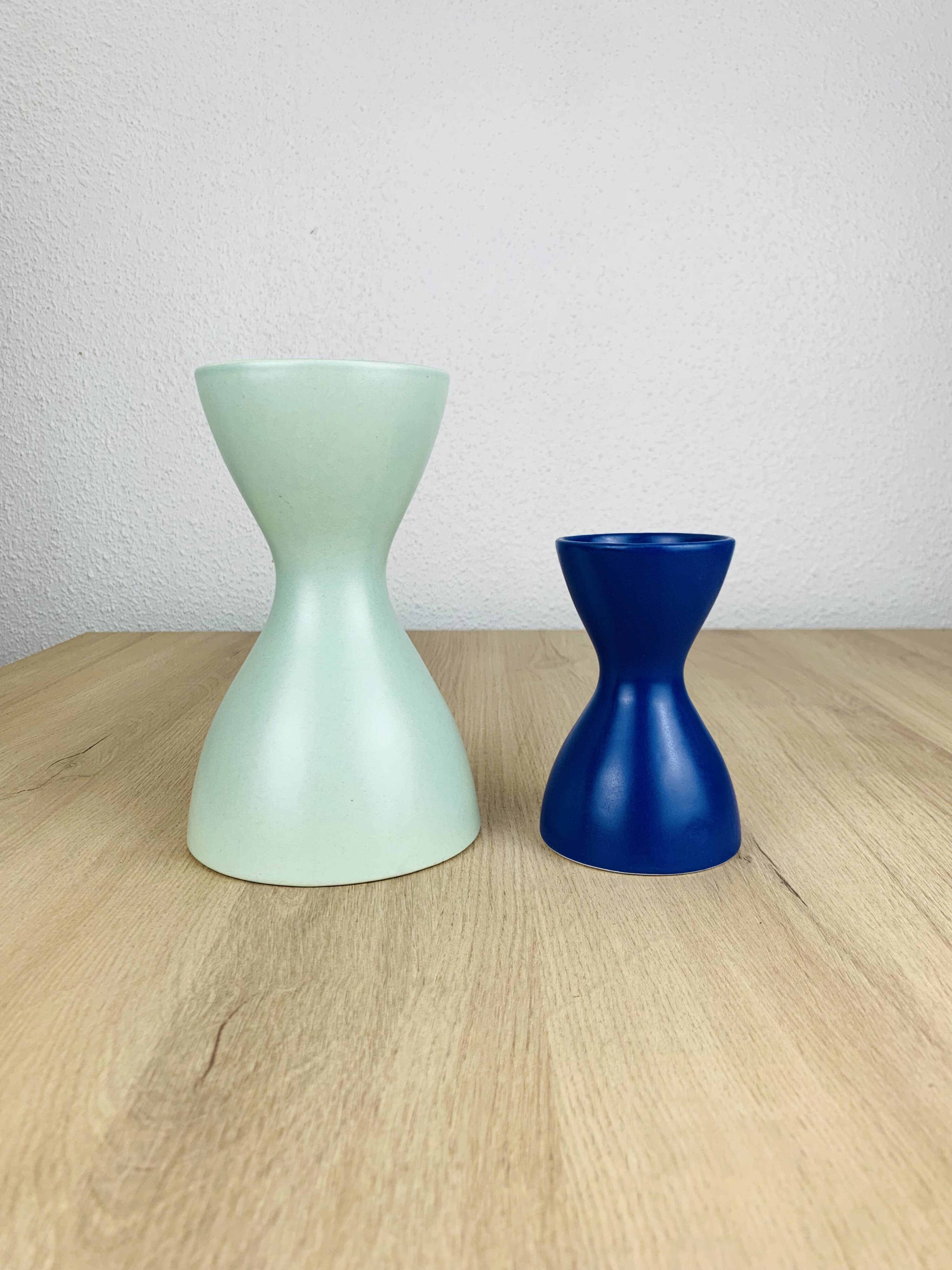 2 diabolo ceramic vases by Anne Nilsson & Maria Vinka for Ikea