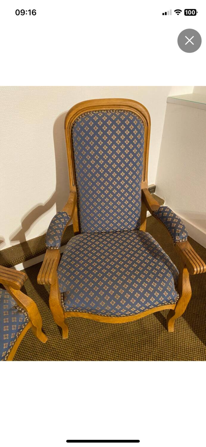 2 children's Voltaire armchairs