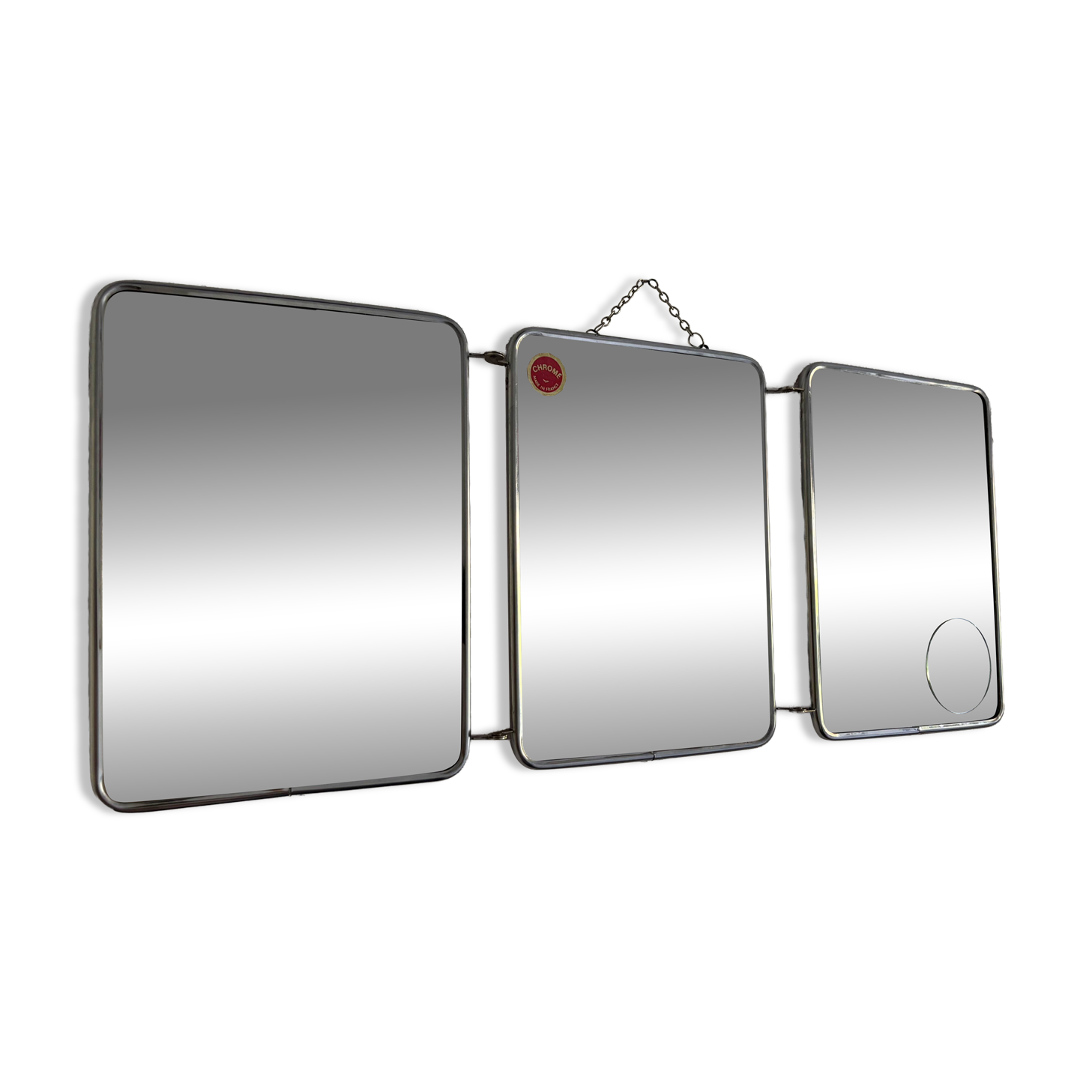 Miroir triptyque de barbier, 1960