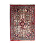 Handmade Persian Rug Antique Sarough Carpet 62x103cm