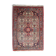 Handmade Persian Rug Antique Sarough Carpet 62x103cm