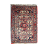 Handmade Persian Rug Antique Sarough Carpet 62x103cm