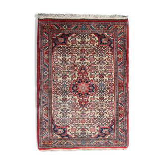 Tapis persan fait main Antique Sarough Tapis 62x103cm