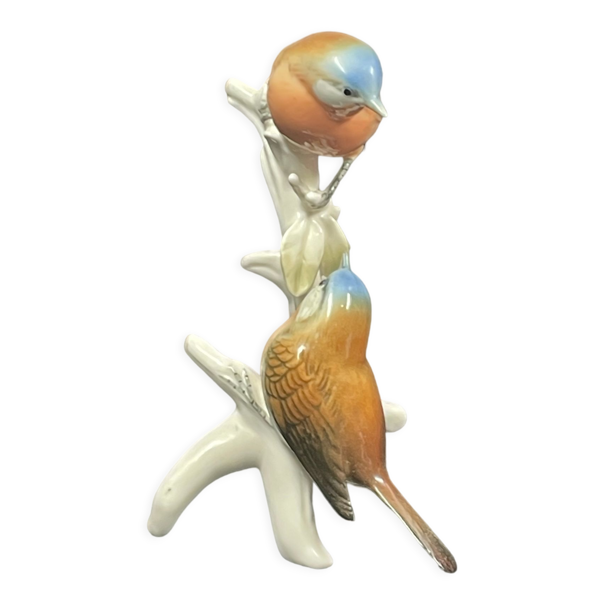 Saxon porcelain bird Karl Ens