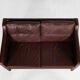 Danish 2-seater sofa in leather by Børge Mogensen for Fredericia
