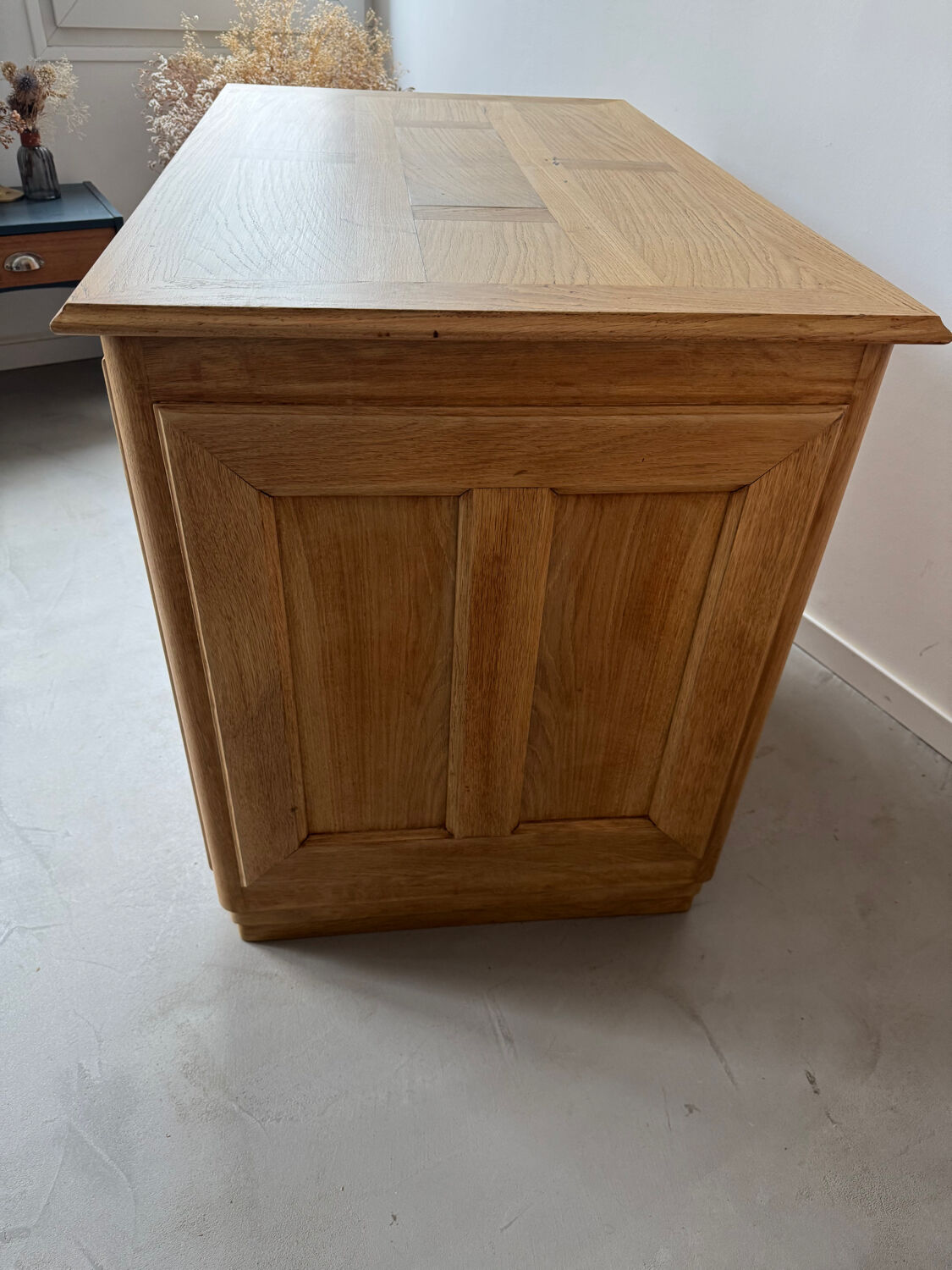 Solid oak desk