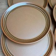 6 assiettes à dessert grès Sarreguemines Savoie