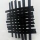 Brutalist wall lights pair 1980
