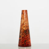 Glass vase of murano around 1970