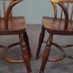 Ensemble de deux fauteuils Windsor, dossier bas anglais, 19ème siècle