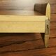 Pair of Scandinavian bedside wall shelves in teak and oak
